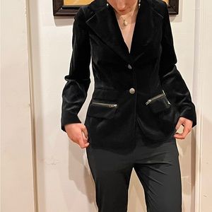 Black Velvet Blazer